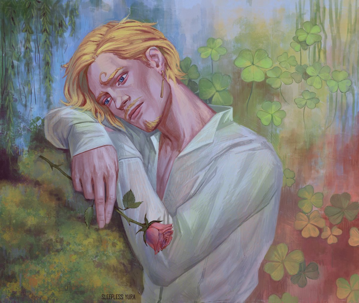 yuliya20007's tweet image. 🥀
#onepiece #onepiecefanart #sanji #zoro #zosan #fanart #digitalart #noaiart #procreate