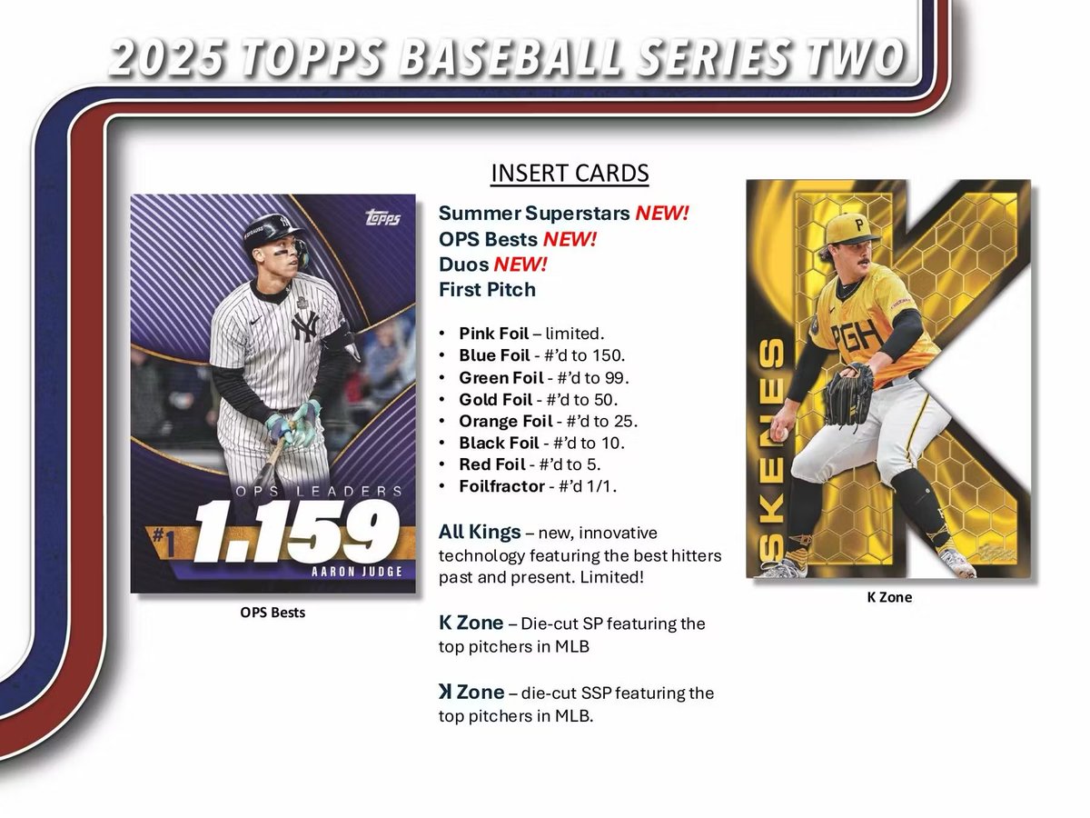 TresorSports's tweet photo. 2025 #ToppsSeries2 #Baseball #TeamBreaks

$5/RANDOM TEAM

#BaseballCards #GroupBreaks #RookieChase #SilverPacks #SportsCards #ToppsBaseball #Autograph #TradingCards #RelicCards #HobbyBoxBreak #thehobby #whodoyoucollect #sportscardsforsale

7PM EST/4PM PST
#whatnot
https://t.co/cPOgwcwTW2