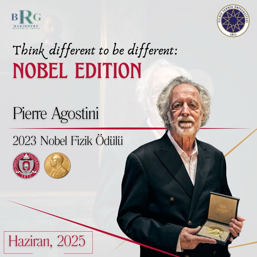 Bir attosaniyede gerçekleşen olaylar bilinen fiziğin sınırlarını zorluyor ve evrenin gizli sırlarını ortaya çıkarıyor.

“Think different to be different: Nobel’ serimiz kapsamında, bu sınırları keşfetmek için yarın 2023 Nobel Fizik Ödülü sahibi Dr. Pierre Agostini ile buluşuyoruz