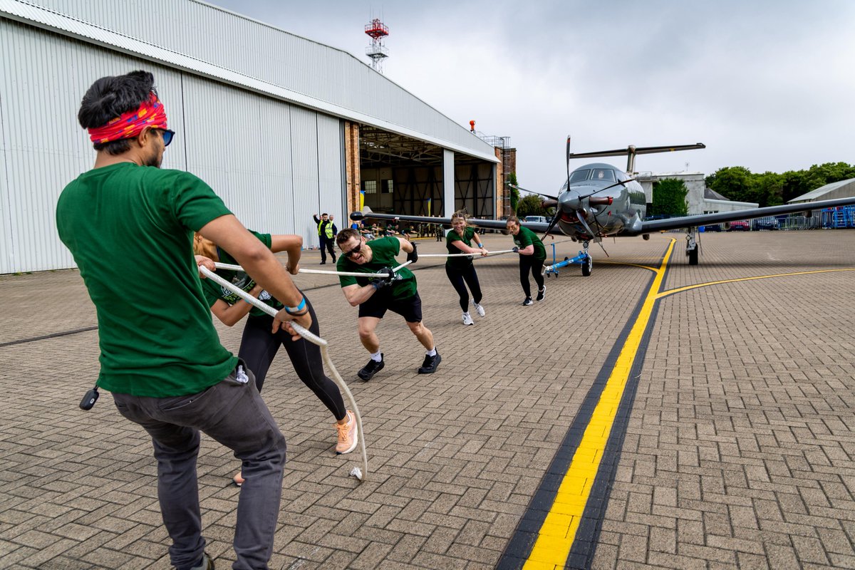 IrishAirCorps's tweet image. We were proud to host the Plane Pull fundraiser for Ronald McDonald House Charities today!💪✈️
15 teams took on running, tyre pulls, hang tough, jeep rope pulls, and finally pulled a PC-12 aircraft!
Support the event here: idonate.ie/event/RMHCIrel…
#PlanePull #RMHC #IrishAirCorps