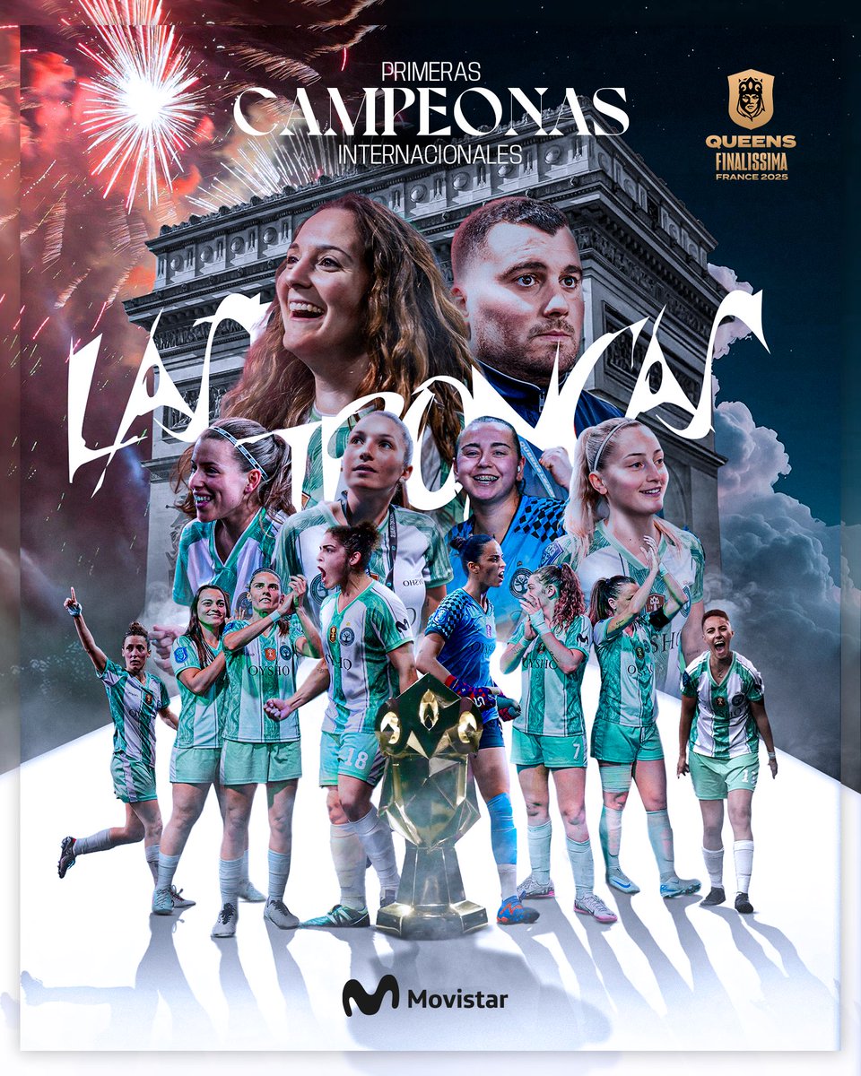 ¡Somos las primeraaaaas campeonas internacionales de la Queeeens!