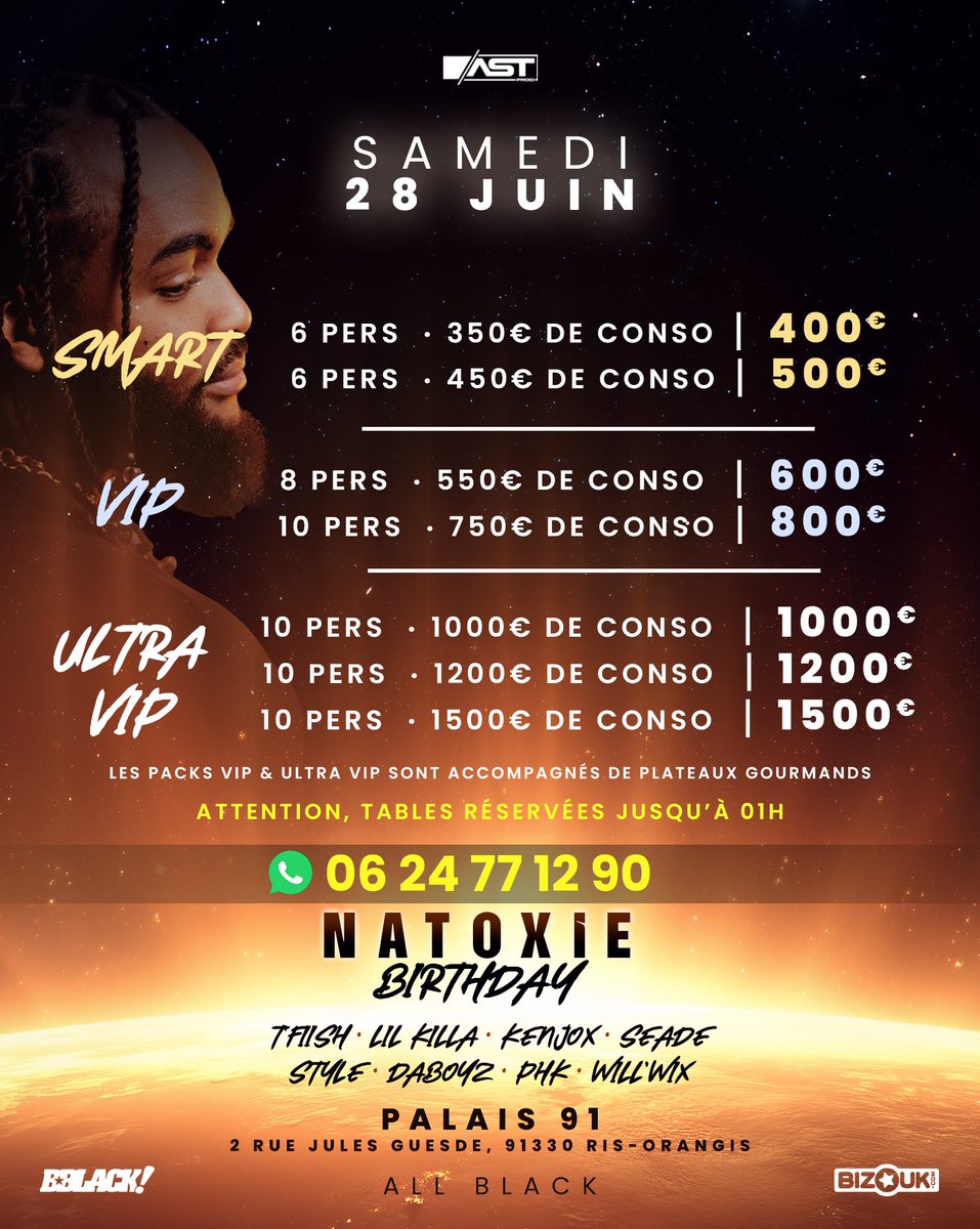 LES PACKS POUR LE SHATTA BIRTHDAY DE NATOXIE SONT DISPONIBLE 🔥🔥🔥🔥