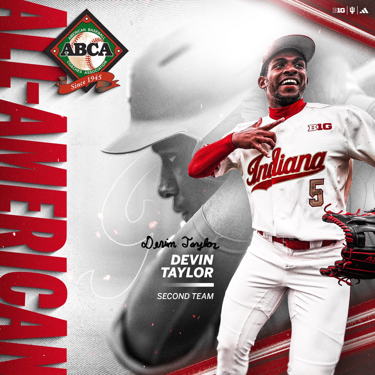 Another one for our guy. 

ABCA Second Team All-American for <a href="/devindadude_4/">Devin</a>! 👏