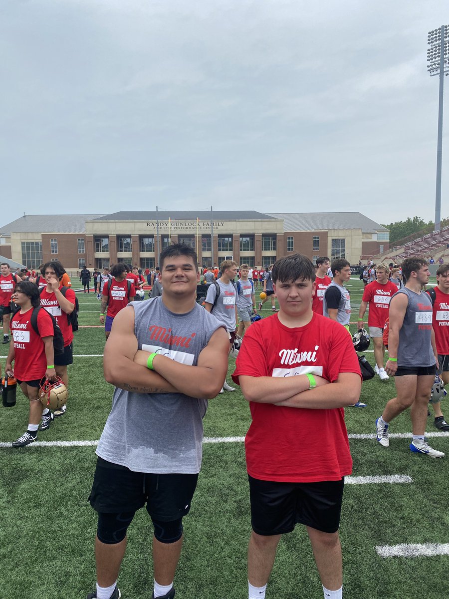 Robby Flack (@flack_robb27662) on Twitter photo Had a great time at the Miami camp got a lot of good work in! <a href="/BigBlueFB/">Hamilton Football</a> <a href="/MiamiOHFootball/">Miami Football</a> Had a great time at the Miami camp got a lot of good work in! <a href="/BigBlueFB/">Hamilton Football</a> <a href="/MiamiOHFootball/">Miami Football</a>