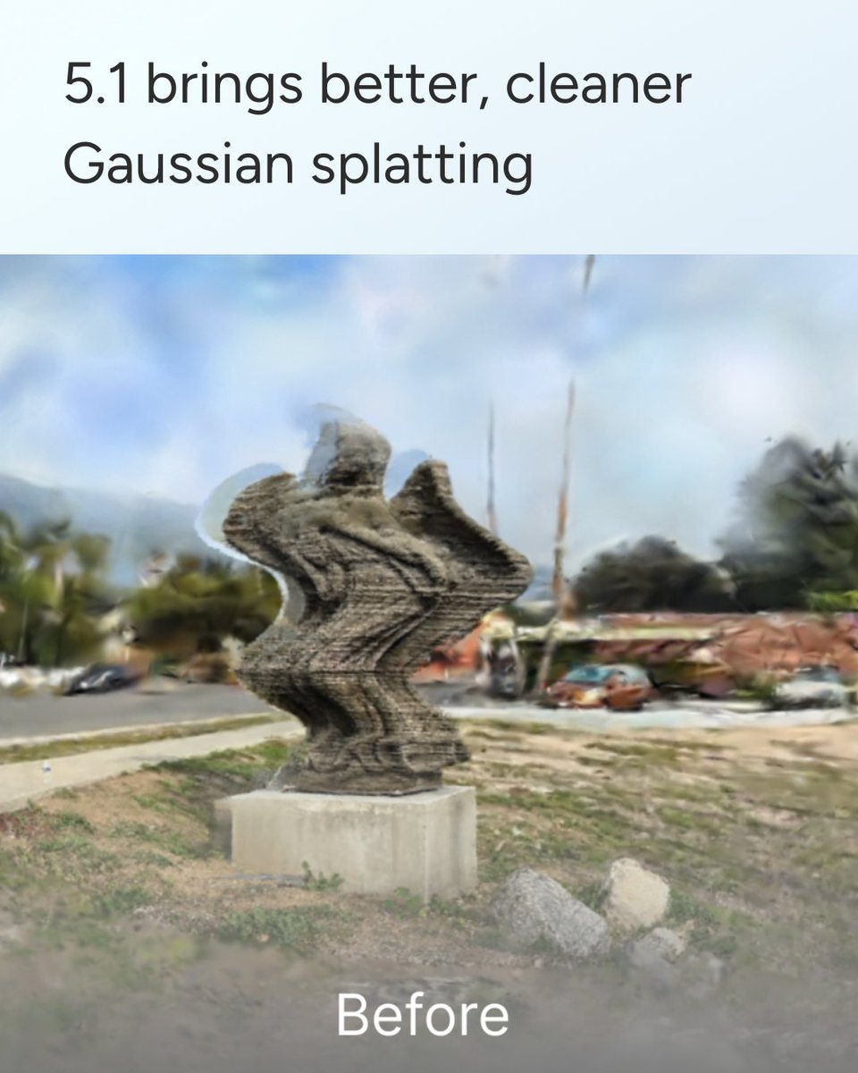NianticSpatial's tweet image. 🚀 Two big updates just landed for Scaniverse!

 1️⃣ Scaniverse 5.1 delivers cleaner, crisper splat scenes 📱

 2️⃣ Scaniverse.com/map is now live on the web — explore 10,000+ splats right from your desktop 🌐

Read more: scaniverse.com/news/v5-1

#NianticSpatial #Scaniverse…
