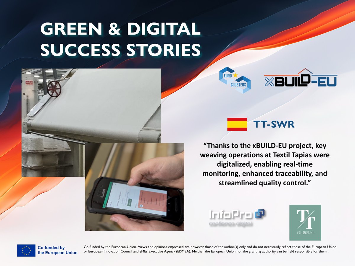 xBUILD-EU Eurocluster (@xbuild_eu) on Twitter photo Get to know the Success Stories from the Green & Digital <a href="/xBUILD_EU/">xBUILD-EU Eurocluster</a> Open Call!๐ก๐
<a href="/EU_HaDEA/">HaDEA</a> <a href="/Clusters_EU/">European Cluster Collaboration Platform (ECCP)</a> <a href="/EEN_EU/">Enterprise Europe Network ๐ช๐บ</a> Get to know the Success Stories from the Green & Digital <a href="/xBUILD_EU/">xBUILD-EU Eurocluster</a> Open Call!๐ก๐
<a href="/EU_HaDEA/">HaDEA</a> <a href="/Clusters_EU/">European Cluster Collaboration Platform (ECCP)</a> <a href="/EEN_EU/">Enterprise Europe Network ๐ช๐บ</a>