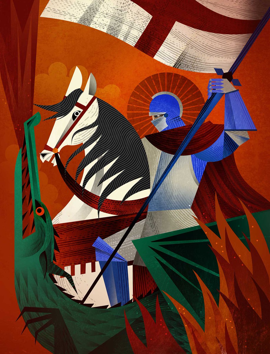 PariseCarlosM's tweet image. Katie Ponder - Saint George and the Dragon
#Arte #Art 
#SanJorge