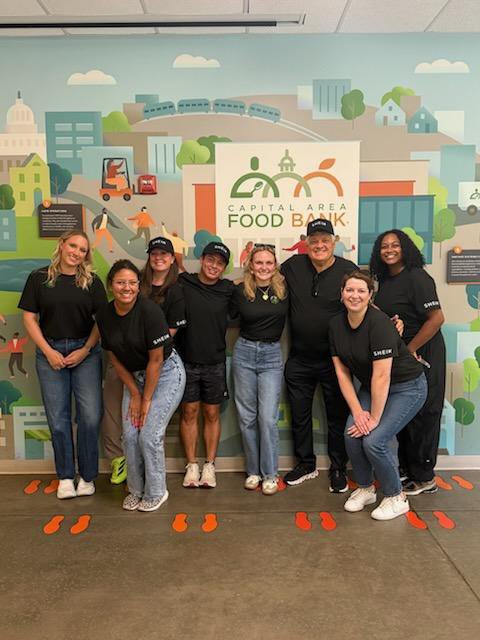 KentKnutson's tweet image. No better day for SHEIN ‘s GR and PR team to give back than Friday the 13th at the Capital Area Food Bank! We made boxes for canned goods for seniors in need and even worked in some PBJ. Great job all. @SHEIN #SHEINCares. @
