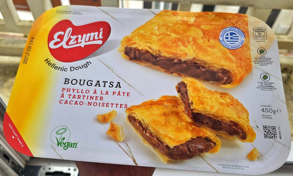 In Frankreich gibt's einfach vegane Schoko-Bougatsa. 😍
