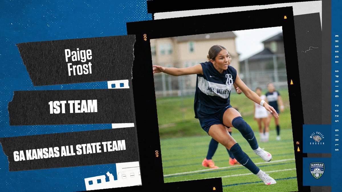 Congratulations to our KHSSCA Spring 2025 6A Girls Kansas All State performers. A great representation for our team on an outstanding season. <a href="/mvjaguars/">mvjaguars</a> <a href="/KansasHSSoccer/">KansasHSSoccer</a> 

Lauren Welch - Sr. - 1st 
Jenna Lloyd - Jr. - 1st 
Jamie Ricker - Jr. - 1st 
Paige Frost - So. - 1st