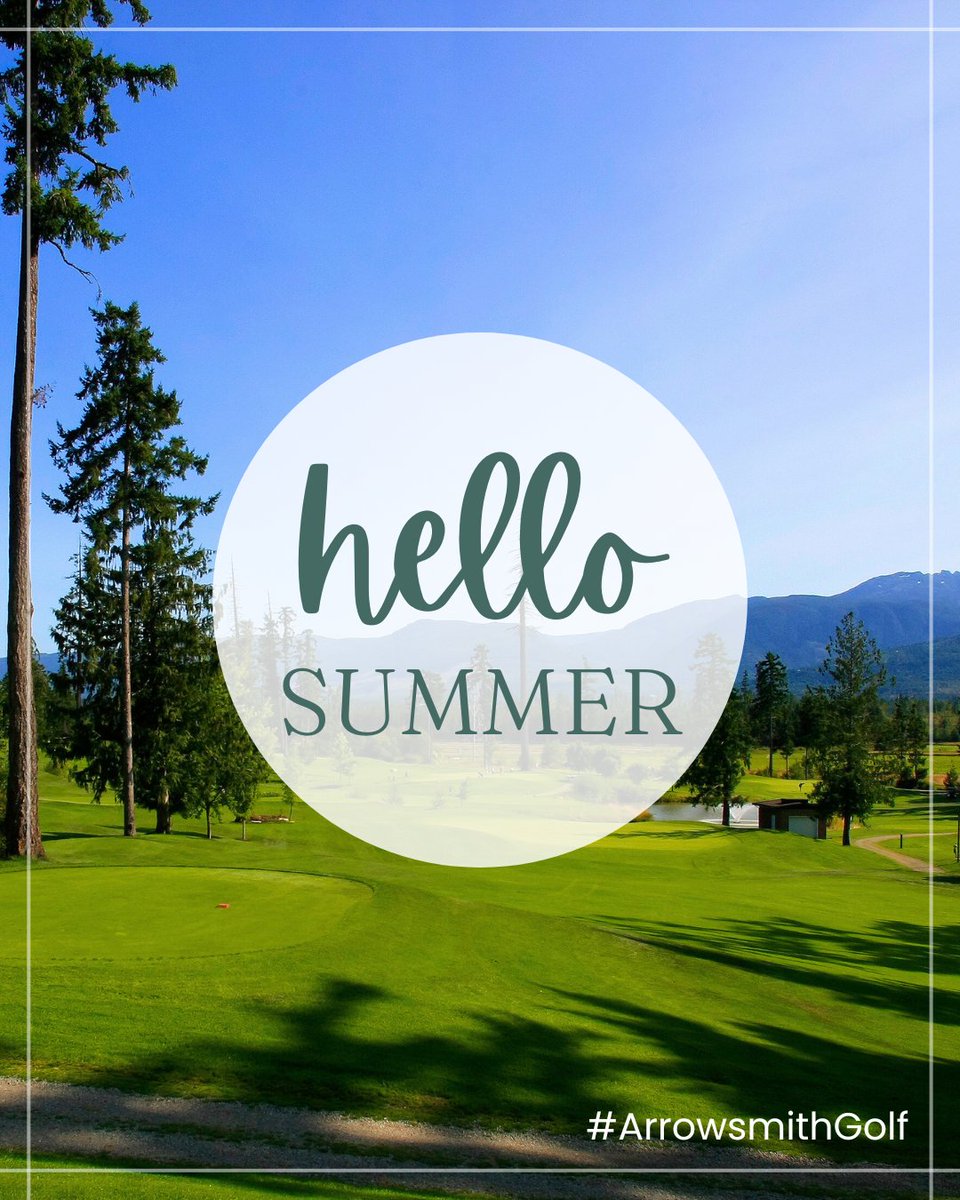 Happy First Day of Summer!

#ArrowsmithGolf #Summer