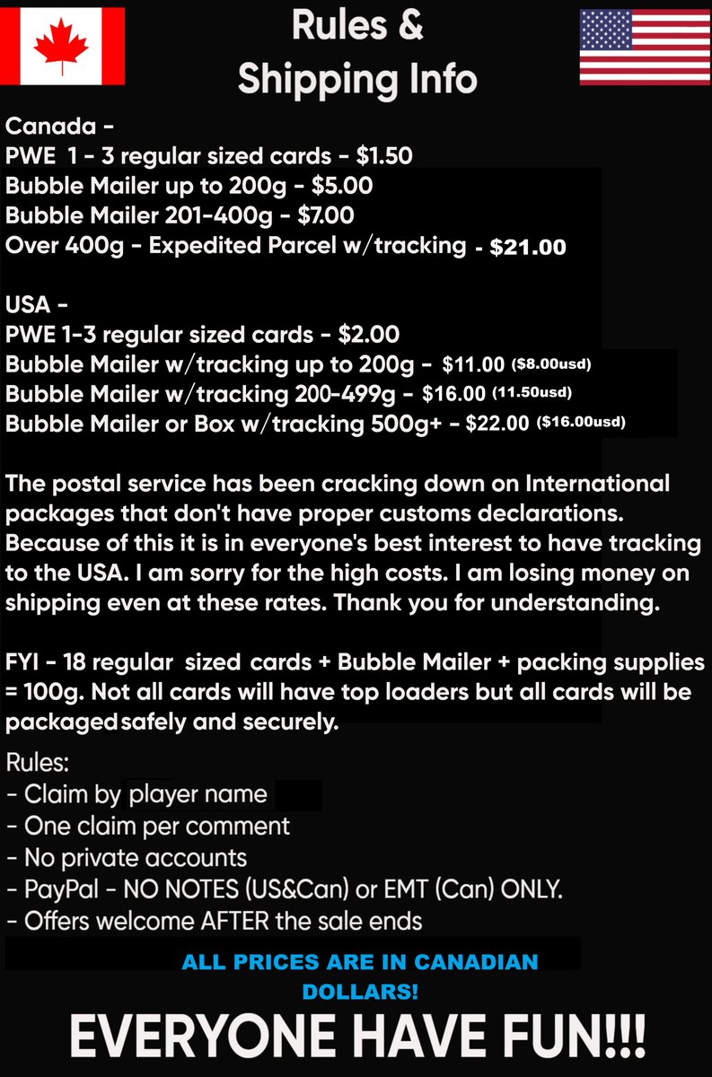 MagicPizza101's tweet image. Bummed about no hockey on TV tonight?!
Why not check out my #StackSale instead?!
75 lots of #HockeyCards ranging from 25 cents to $175!
Trivia, Free Lots, Prizes & More!
Tonight @ 5pmPST/8pmEST
All the details below!
RT's are appreciated!
🍕🏒🔥