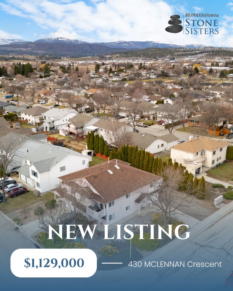 StoneSisters's tweet image. New Listing: 430 MCLENNAN Crescent

RE/MAX Kelowna Stone Sisters

stonesisters.com/kelowna-real-e…

Rare full duplex on a corner lot with suite potential—perfect for investors or multigenerational living in thriving Rutland. 

#DuplexOpportunity #KelownaInvestment #MultiGenLiving