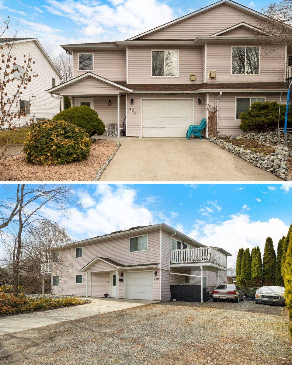 StoneSisters's tweet image. New Listing: 430 MCLENNAN Crescent

RE/MAX Kelowna Stone Sisters

stonesisters.com/kelowna-real-e…

Rare full duplex on a corner lot with suite potential—perfect for investors or multigenerational living in thriving Rutland. 

#DuplexOpportunity #KelownaInvestment #MultiGenLiving