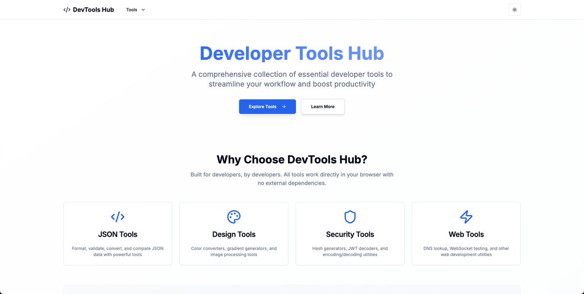 PilDev_'s tweet photo. @v0 I improved the app while still not coding any lines.
Added tools categories, a proper homepage, new tools: https://t.co/YgMlsAJfY6