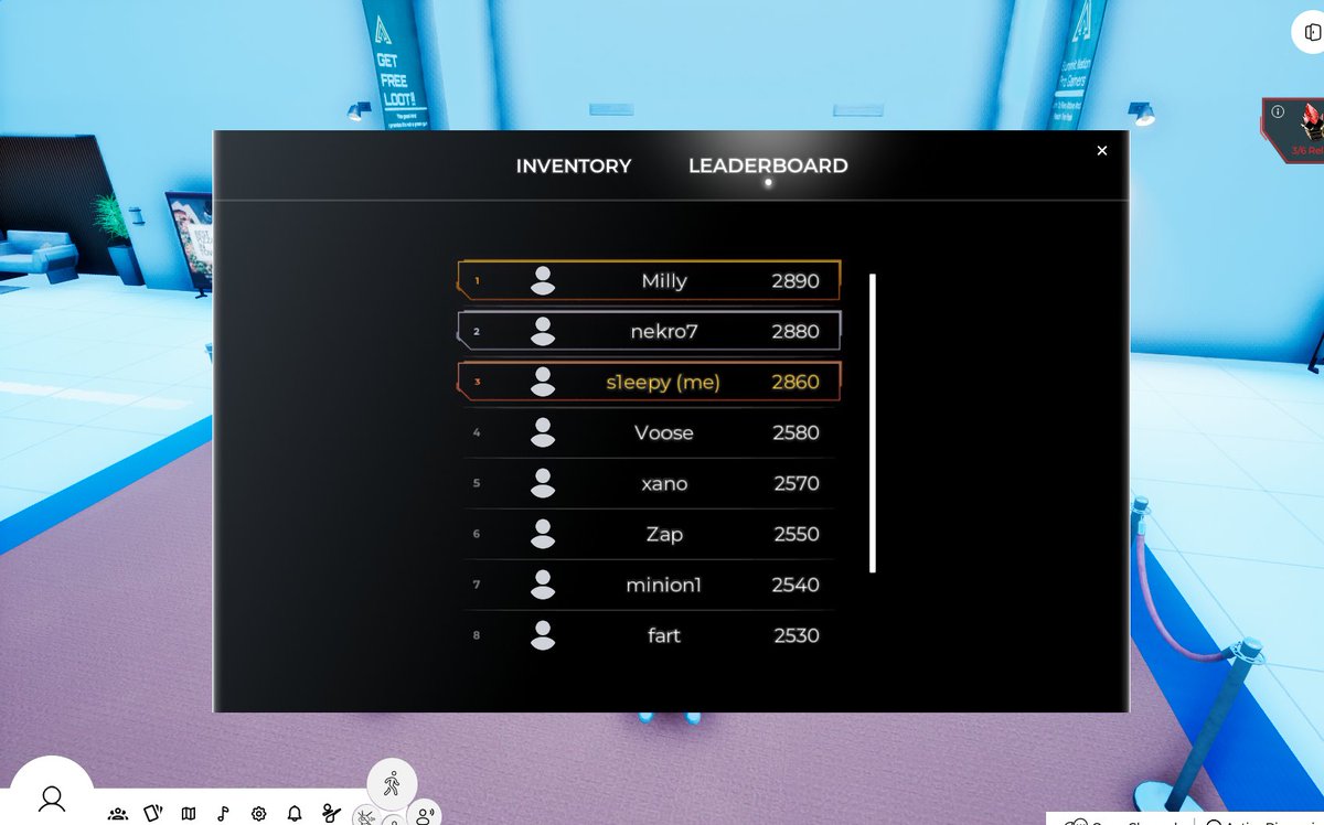 It's just too easyyyyy 🩷
<a href="/CryptoMillyReal/">Milly 🏂</a> in 1st and I'm in 3rd :)

Shoutout <a href="/VerseWorld/">Verse World</a> &amp; <a href="/MickaVerse/">Micka Verse</a> for this amazing game. 

Yall should download it and check it out!
👉 store.epicgames.com/en-US/p/verse-…