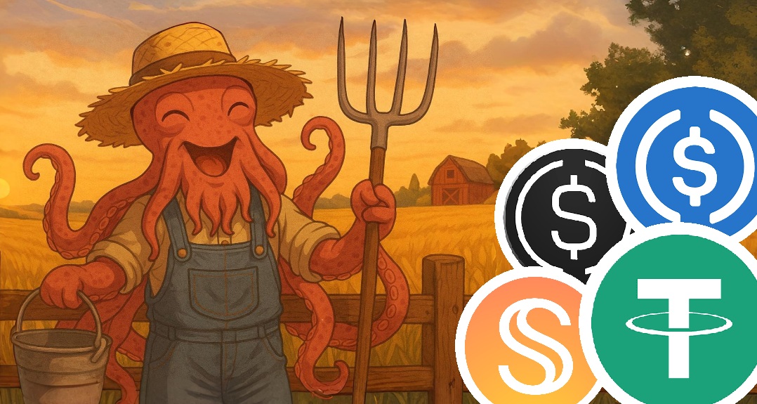 0ctoshi's tweet image. My current stablecoin farms 🧑🌾
I'm earning $260,000 per month with my farms, something crazy to me 7 years ago when I started in crypto from $0, but that's another story..
This is what I'm farming 👇