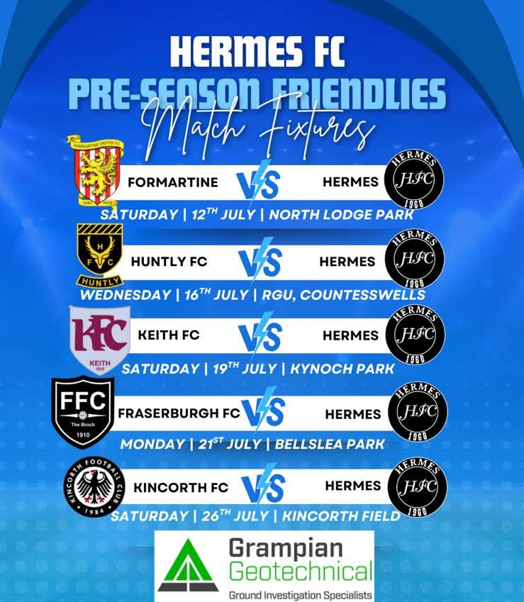 Pre-season fixtures 👇 

#COYH 🔵⚫