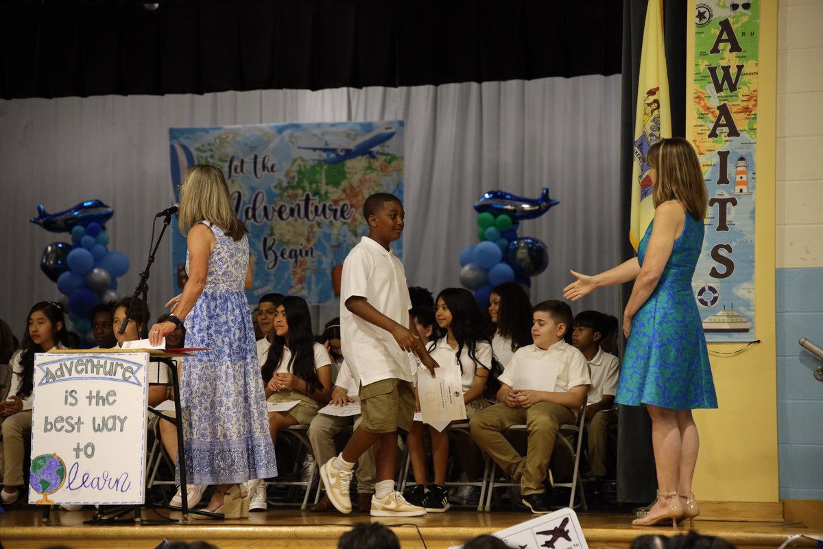 Today, our incredible 5th graders at Amerigo A. Anastasia School took an exciting step toward their future! We’re so proud of all they’ve achieved and can’t wait to see what they’ll do next in middle school.  #TogetherWeCan #JuntosNósPodemos #JuntosPodemos