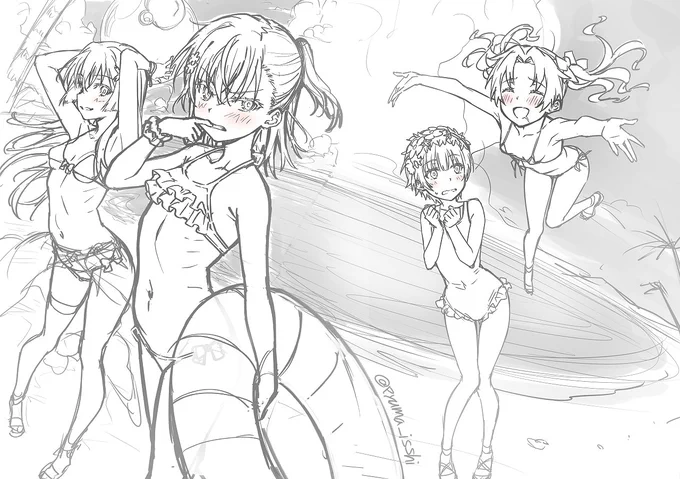 夏コミ表紙ラフ 