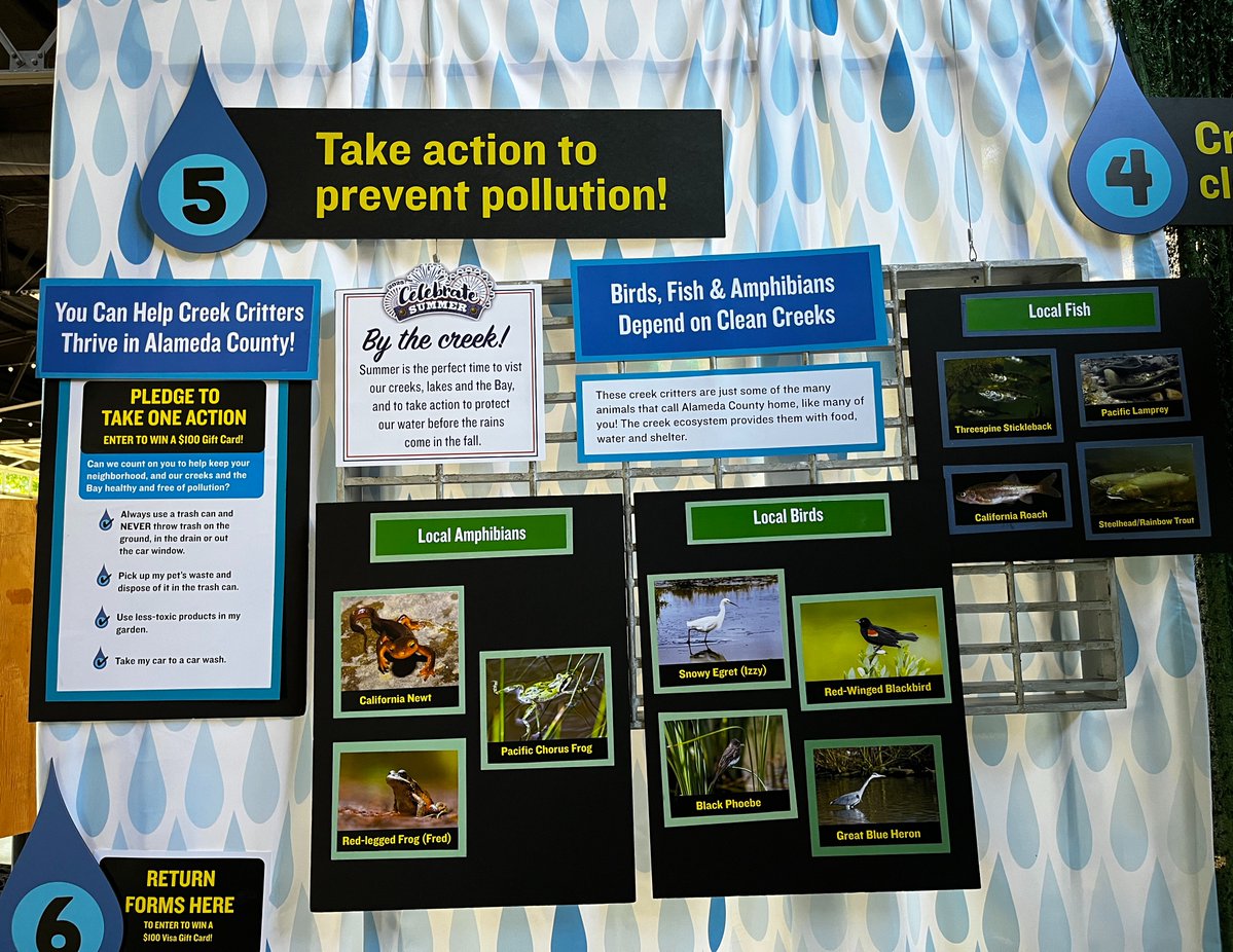 🎡 It’s #AlamedaCountyFair time! 🌞 Celebrate Summer with a special trip down the Storm Drain! 💦 It’ll be your best summer vacation ever. 🙌 Join Fred &amp; Izzy and find out where these drains “go.” 📍Located in Building Q.