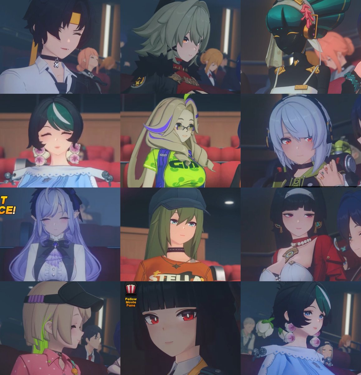 ZenlessWorld's tweet photo. Which Character or NPC would you like to invite to the Cinema? 🎥 ✨

#ZenlessZoneZero #ゼンゼロ #ZZZ https://t.co/cLlrEOH503