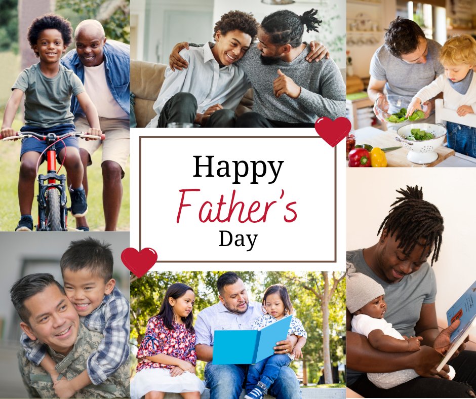 Happy Father's Day! Thank you to all of the fathers, grandfathers, uncles, and father figures making a difference in the lives of children every day. ❤️