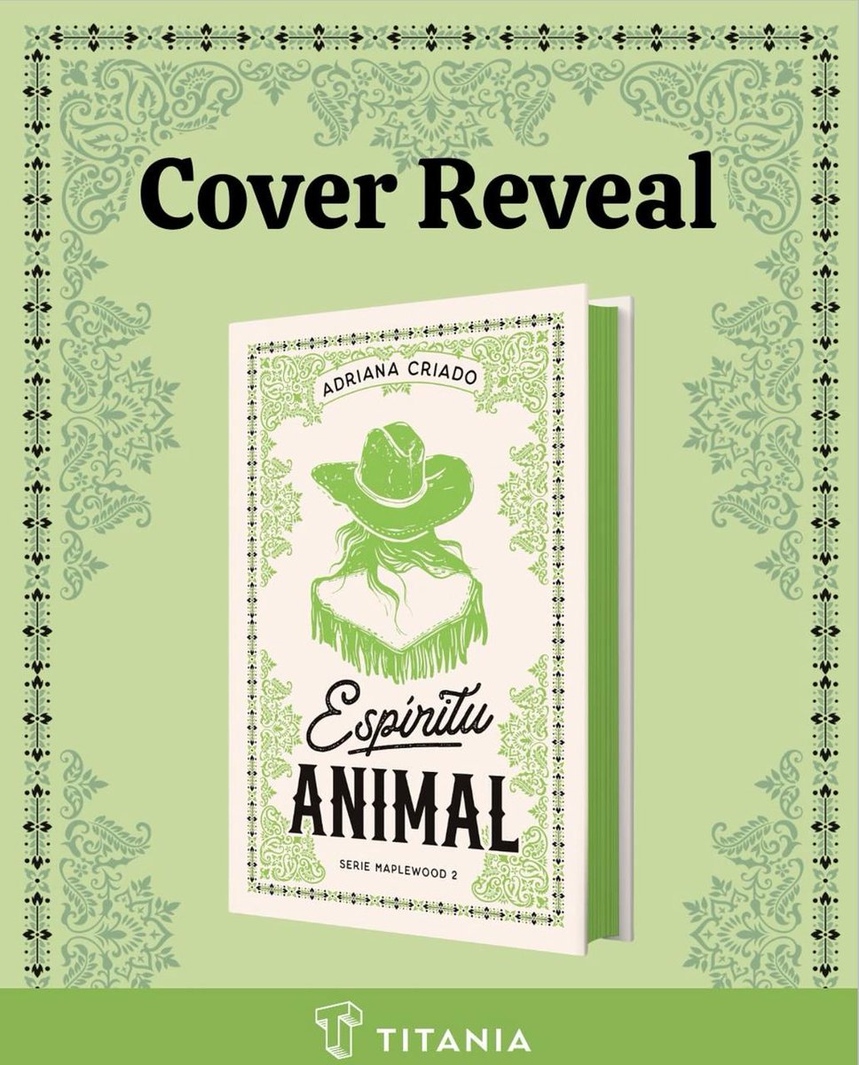 📚✨ ¡Vuelve Adriana Criado con una historia que te romperá el corazón y te hará creer en el poder del destino!

Después de enamorarnos con #EspírituSalvaje, Adriana regresa con una novela aún más intensa, emocional y ardiente😍😍

#Titania #CoverReveal #LibrosQueEnamoran