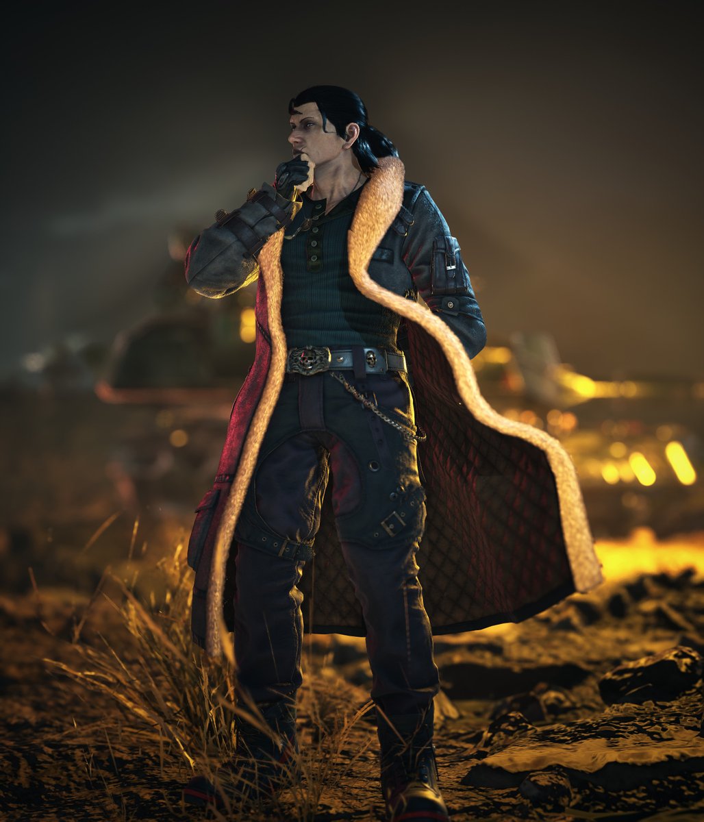 I'm trying something new with my virtual photography, something a bit more cinematic. 

Wide shots and different poses in the comments!

#SergeiDragunov #Tekken8