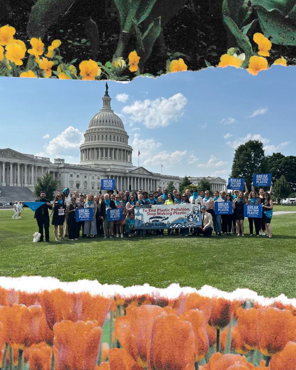 We’re in D.C. calling on lawmakers to act on plastic pollution. Communities are living with its toxic impacts—from production to disposal. We need to stop it at the source and invest in real solutions like reuse and refill. It’s time to protect people, not plastic profits.