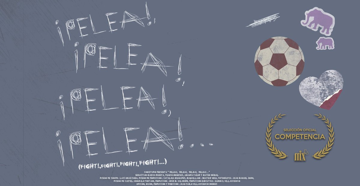 cineStudio_'s tweet photo. “¡Pelea!, ¡Pelea!, ¡Pelea!, ¡Pelea!…” tendrá su estreno mundial dentro de la selección oficial en competencia del Festival Mix México 2025. https://t.co/Cc2sVlxmQv