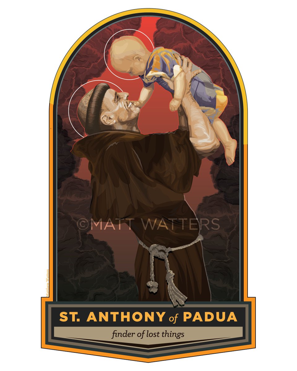 Keys, wallets, the remote control, peace of mind, sanity, greater faith. Thank you to St. Anthony of Padua on his feast day for helping myself and countless others find their lost things. St. Anthony, pray for us!

<a href="/SrTeresam/">SR TERESA 🇨🇦🇨🇦🇨🇦🔥</a> #StAnthonyPadua