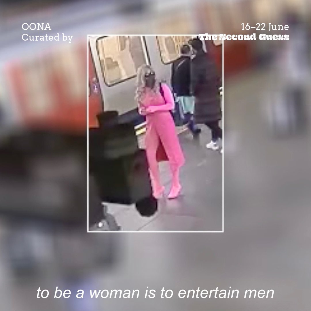 🔜 

»Dear David, A Love Letter«, Part 2

»Dear David« by OONA (<a href="/madebyoona/">OONA</a>) is a virtual ›love letter.‹ 

This video work is built entirely from CCTV footage of the artist in the London Underground, framing the body as an object tracked by state surveillance systems.