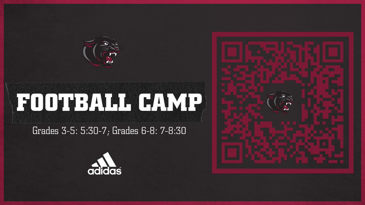 Parchment Panthers Athletics (@parchmentad) on Twitter photo Parchment football camp registration is OPEN! Camp is July 16.
Questions regarding camp should be directed to Coach Todd Nunn at t62bobcat@hotmail.com.
gofan.co/event/3677730?…
Go Panthers! Parchment football camp registration is OPEN! Camp is July 16.
Questions regarding camp should be directed to Coach Todd Nunn at t62bobcat@hotmail.com.
gofan.co/event/3677730?…
Go Panthers!
