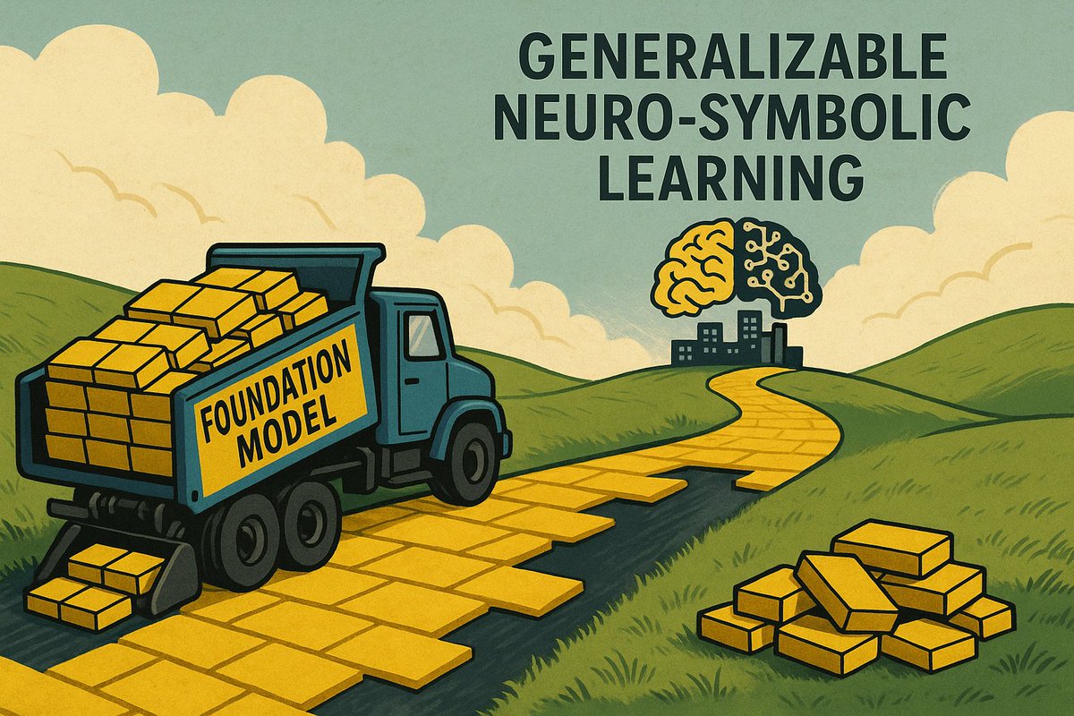 adamlsteinl's tweet image. 🧠 Foundation models are reshaping reasoning. Do we still need specialized neuro-symbolic (NeSy) training, or can clever prompting now suffice?
Our new position paper argues the road to generalizable NeSy should be paved with foundation models. 🔗 arxiv.org/abs/2505.24874
(🧵1/9)