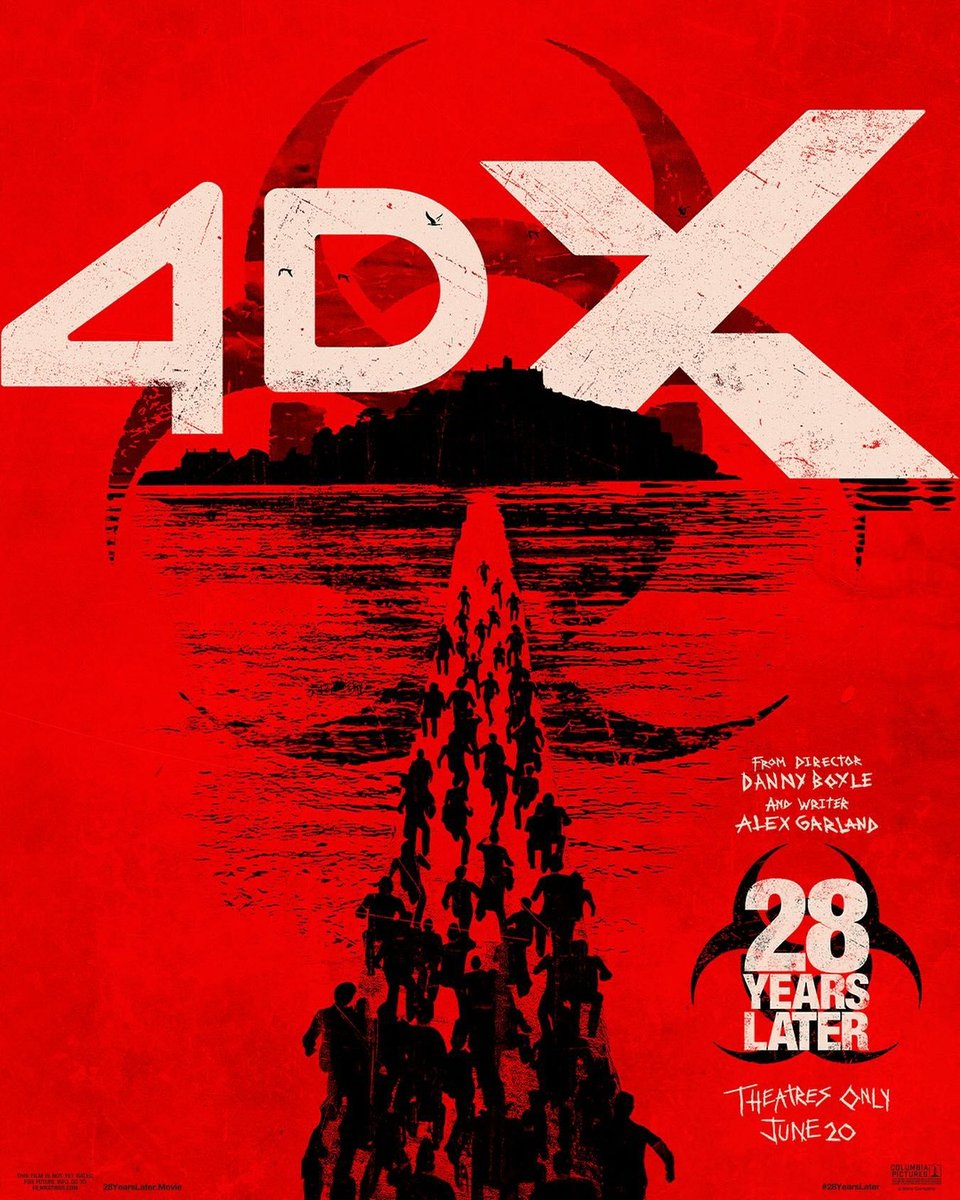BreakingViews4u's tweet image. #28yearslater 

#DBox #4DX #ScreenX #Dannyboyle 

#28DaysLater