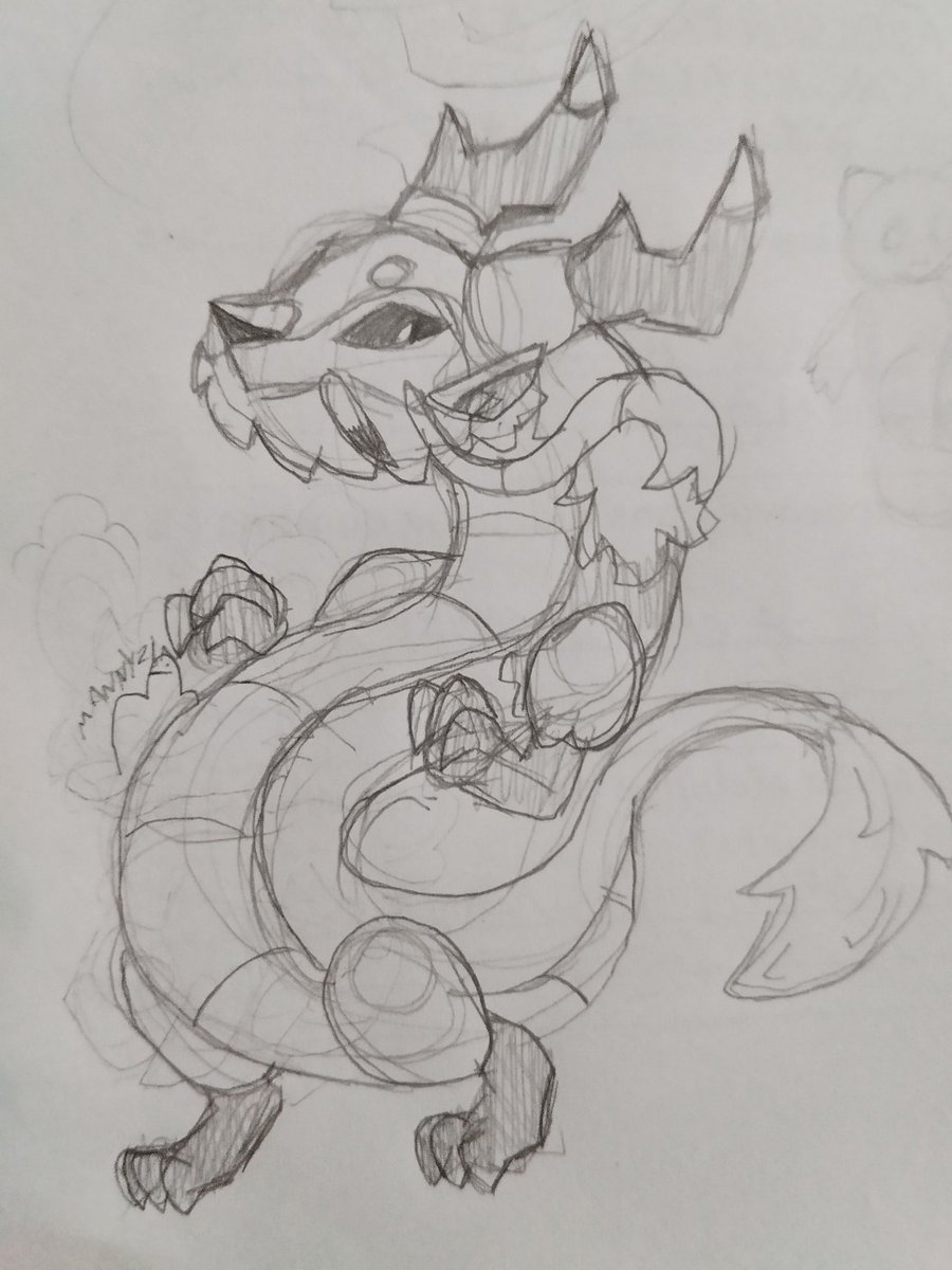 I drew a zuelong in my school desk

#LoomianLegacy #LoomianLegacyart