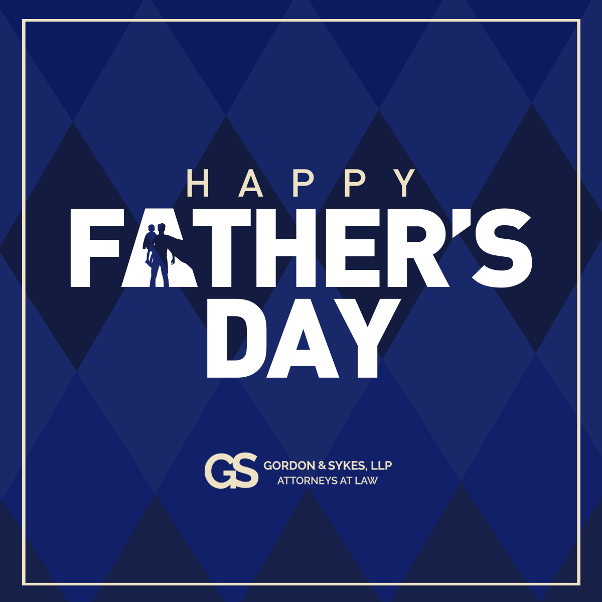 GordonSykesLLP's tweet photo. To the fathers and father figures who protect, provide, and persevere, we wish you a Happy Father’s Day.

#HappyFathersDay #dfwattorney #GordonSykes #SuperDad https://t.co/aODmYBMj2s