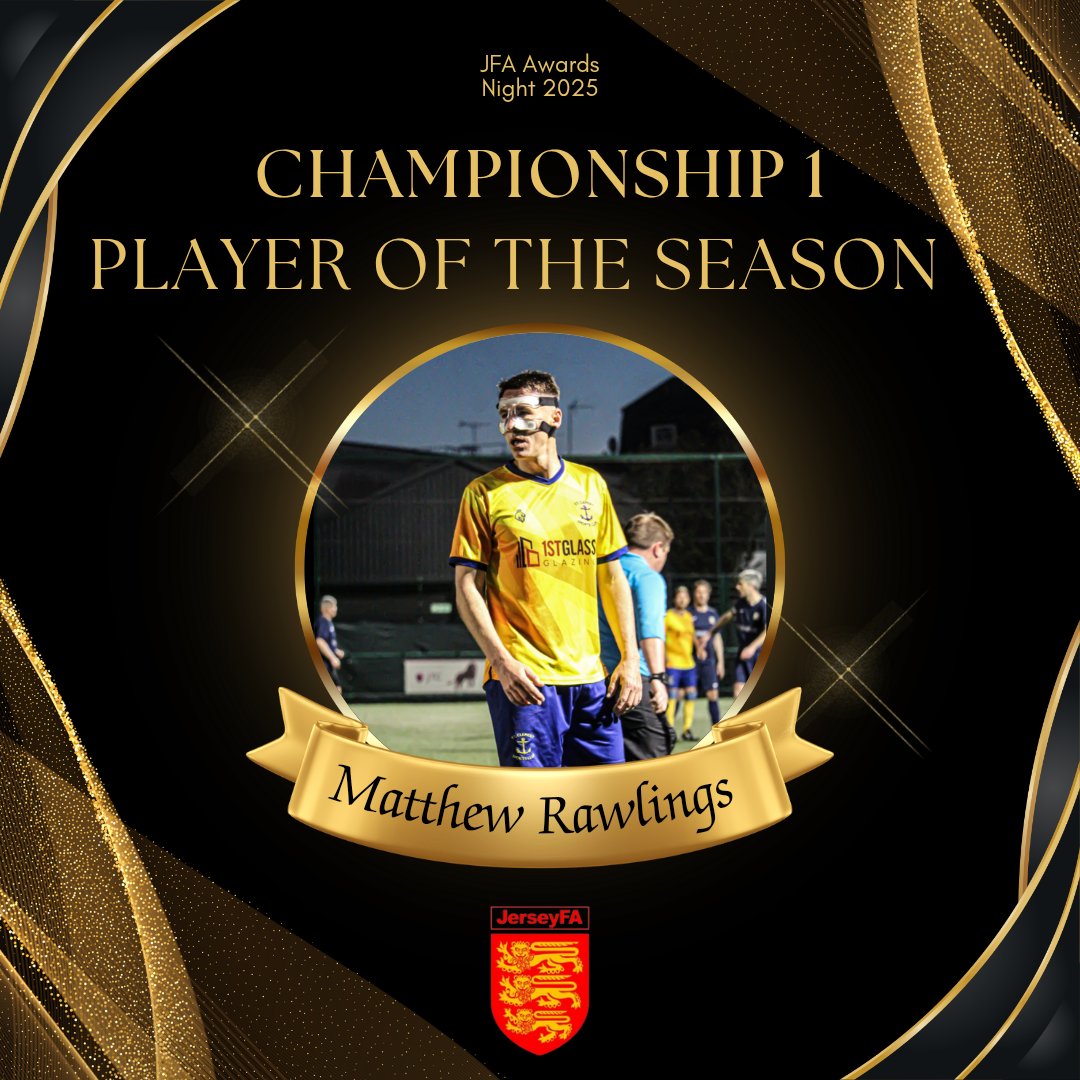 Jersey Football Association 🇯🇪 (@jerseyfa) on Twitter photo 𝐂𝐇𝐀𝐌𝐏𝐈𝐎𝐍𝐒𝐇𝐈𝐏 𝟏 𝐏𝐋𝐀𝐘𝐄𝐑 𝐎𝐅 𝐓𝐇𝐄 𝐒𝐄𝐀𝐒𝐎𝐍: 𝐌𝐚𝐭𝐭𝐡𝐞𝐰 𝐑𝐚𝐰𝐥𝐢𝐧𝐠𝐬! ⚽ 𝐂𝐇𝐀𝐌𝐏𝐈𝐎𝐍𝐒𝐇𝐈𝐏 𝟏 𝐏𝐋𝐀𝐘𝐄𝐑 𝐎𝐅 𝐓𝐇𝐄 𝐒𝐄𝐀𝐒𝐎𝐍: 𝐌𝐚𝐭𝐭𝐡𝐞𝐰 𝐑𝐚𝐰𝐥𝐢𝐧𝐠𝐬! ⚽