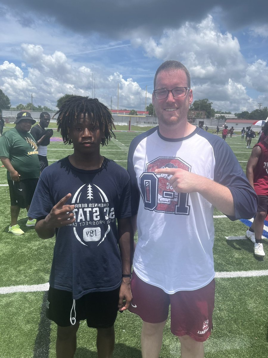 Jordin Carter (@jord1nc4rter) on Twitter photo Had a GREAT camp at <a href="/SCState_Fb/">South Carolina State Football</a> today, went 5-0 in 1on1 reps and clocked a 4.45 40 yd dash! <a href="/dj_boldin/">Dj Boldin</a> <a href="/CoachLoperSCSU/">Connor Loper</a> <a href="/_COACH35/">Eric Caler COACH.35</a> <a href="/coachberry77/">Chennis Berry</a> Had a GREAT camp at <a href="/SCState_Fb/">South Carolina State Football</a> today, went 5-0 in 1on1 reps and clocked a 4.45 40 yd dash! <a href="/dj_boldin/">Dj Boldin</a> <a href="/CoachLoperSCSU/">Connor Loper</a> <a href="/_COACH35/">Eric Caler COACH.35</a> <a href="/coachberry77/">Chennis Berry</a>