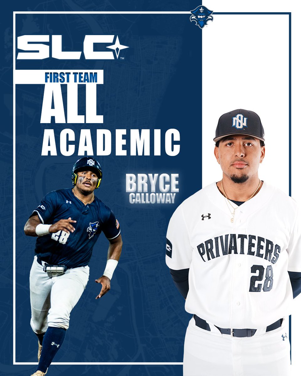 PrivateersBSB's tweet image. We had four men make the Southland All-Academic Team!
Congratulations to Bryce Calloway, Grant Edwards, Matt Gonzalez and Alexander Saunier who earned a spot after killing it in the classroom!
unoprivateers.com/news/2025/6/13…
#NOLAsTeam ⚔️