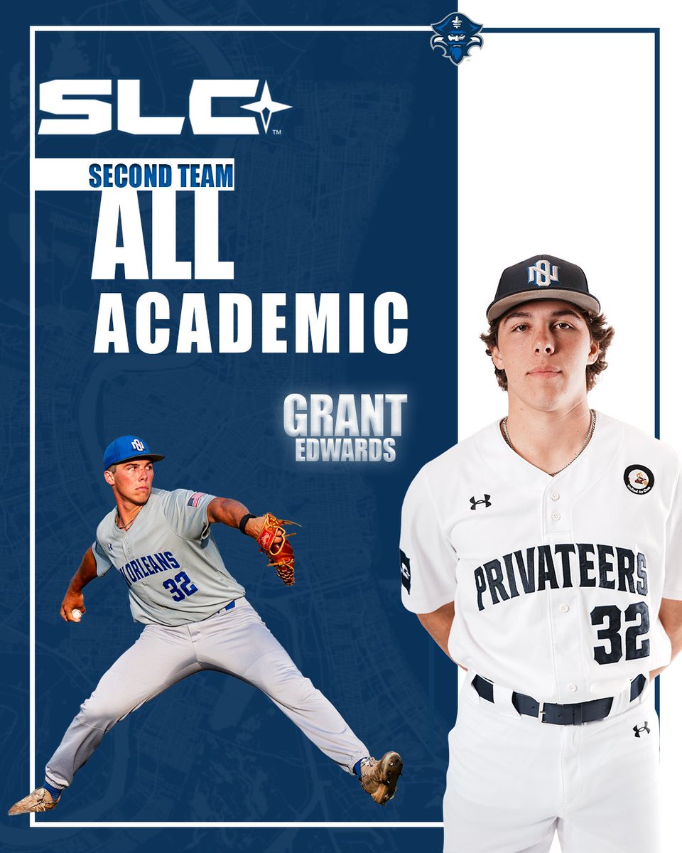 PrivateersBSB's tweet image. We had four men make the Southland All-Academic Team!
Congratulations to Bryce Calloway, Grant Edwards, Matt Gonzalez and Alexander Saunier who earned a spot after killing it in the classroom!
unoprivateers.com/news/2025/6/13…
#NOLAsTeam ⚔️