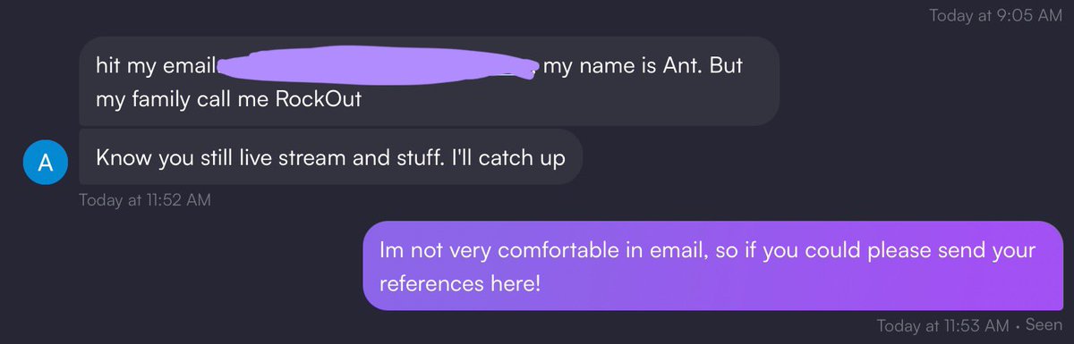 morpho_ology's tweet image. Ugh i hate scammers on #VGen 😭 i just got one today and this dude ain’t slick (ignore the spelling mistakes guys TOT) why do i have a feeling this dudes using ChatGPT 😭💀
