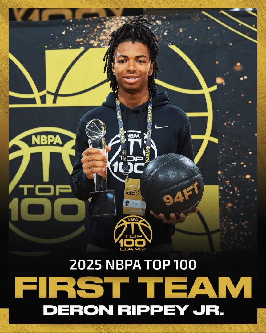 New Heights Youth Inc. (@newheightsnyc) on Twitter photo Congrats to our boy Deron Rippey Jr. on making the NBPA <a href="/Top100Camp/">Top 100 Camp</a> First Team 👏🏽👏🏽👏🏽
This comes fresh off earning an All-Camp nod at the <a href="/3SSBCircuit/">3Stripes Select Basketball</a> Eurocamp at the beginning of June 🔥
Great job Ron Ron! Well deserved!
#NEWHEIGHTSNYC🔵🔴⚪️ Congrats to our boy Deron Rippey Jr. on making the NBPA <a href="/Top100Camp/">Top 100 Camp</a> First Team 👏🏽👏🏽👏🏽
This comes fresh off earning an All-Camp nod at the <a href="/3SSBCircuit/">3Stripes Select Basketball</a> Eurocamp at the beginning of June 🔥
Great job Ron Ron! Well deserved!
#NEWHEIGHTSNYC🔵🔴⚪️