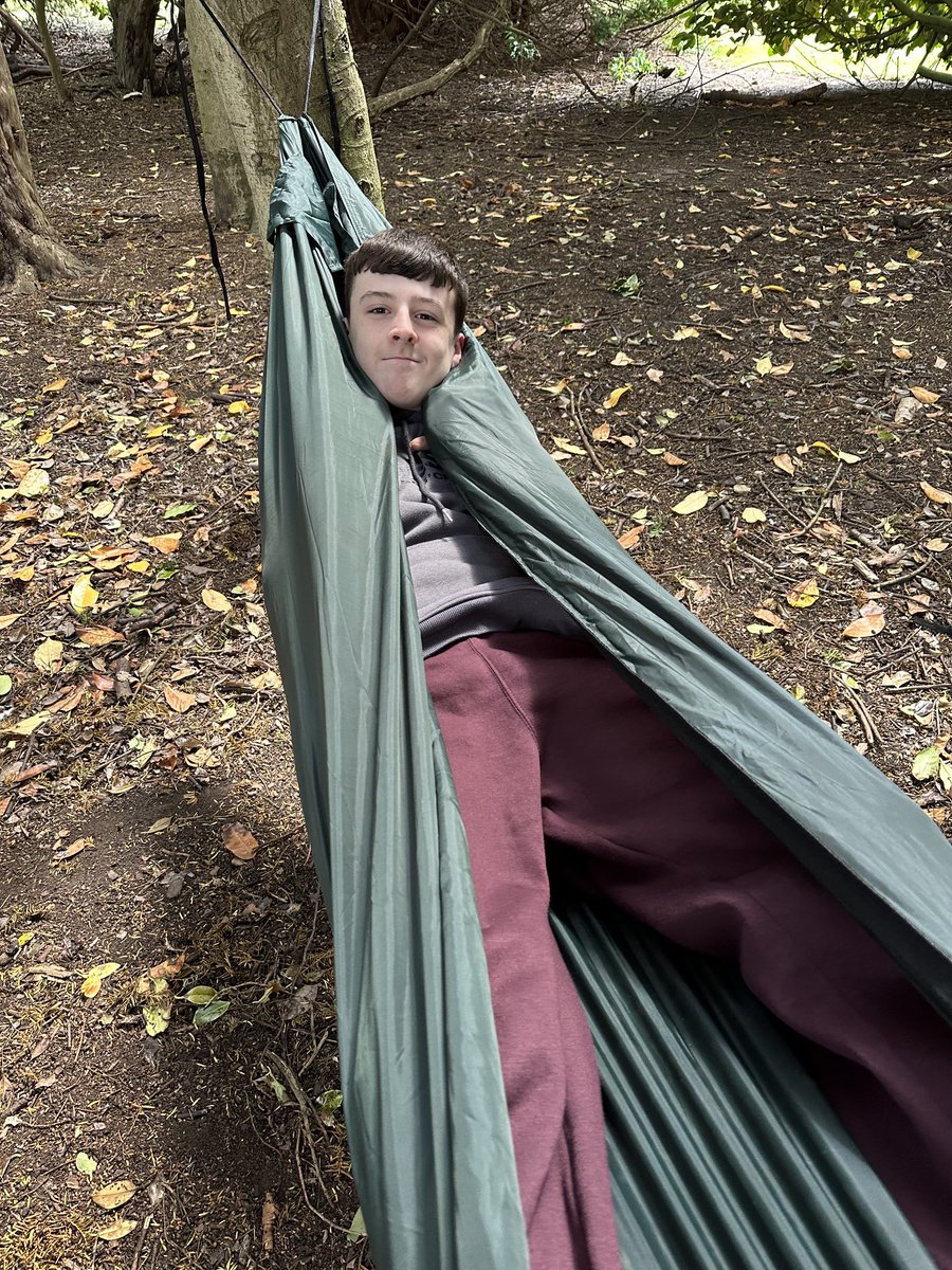MeadowparkCP's tweet photo. Jordan loving every minute of his Rural Skills course at Newbattle College #outdoorED ⁦@knoxacademy⁩ https://t.co/FvcTLILVRw