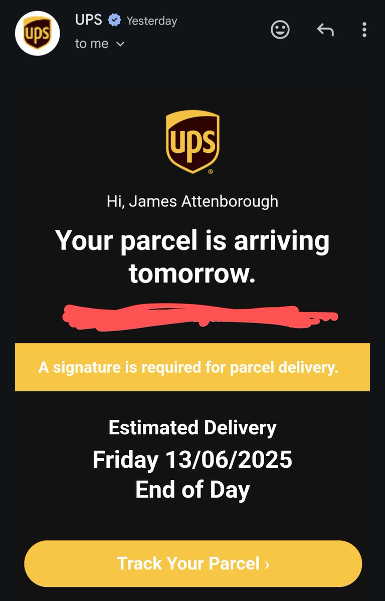 James Attenborough tweet media