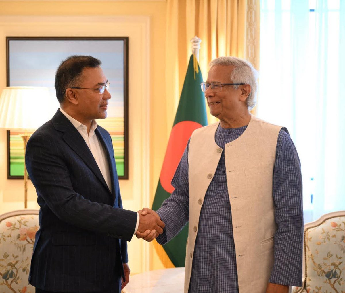 ShahaierNasim's tweet photo. The desired smile of Bangladesh! 😊

Hopefully, this smile will become a new direction and set an example for Bangladesh! 💚 https://t.co/8ra3hfm2yG