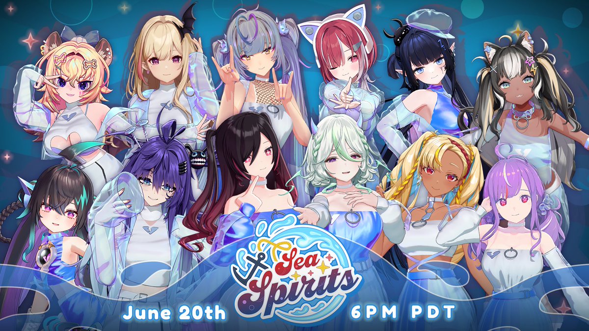 🌊✨ Get ready for Sea Spirits! V4Mirai’s 3D concert at #OffKaiGen4! 

Dive into a magical night of original songs and anime covers, brought to life by your favorite V4 VTubers! 🎶

Friday 6.20 | 6PM PDT | Main Stage