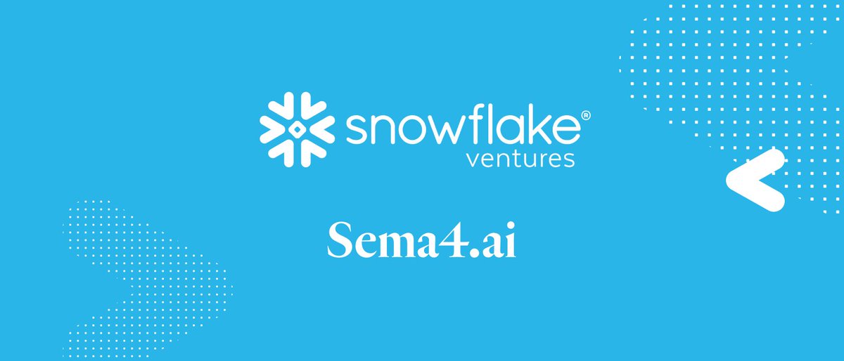 Big news! ✨ Snowflake invests in <a href="/sema4ai/">sema4ai</a> to bring powerful Agentic AI to the #AIDataCloud. Find Sema4.ai on the Snowflake Marketplace.

Learn more: bit.ly/4elCkkF