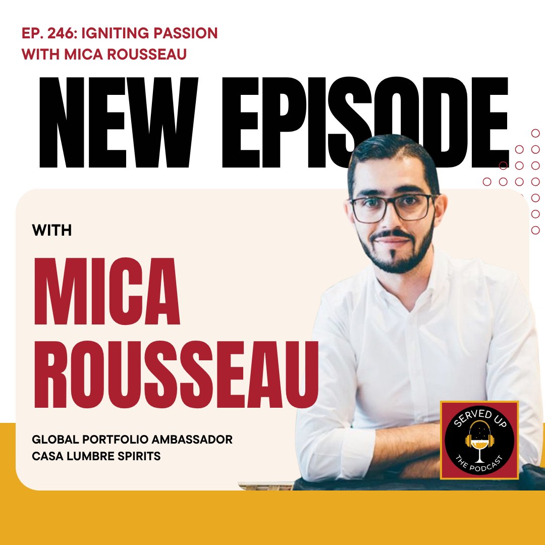 Southern Glazer's (@sgwinespirits) on Twitter photo Listen to this week's episode of our Served Up Podcast and hear from Mica Rousseau, Global Portfolio Ambassador for <a href="/casalumbre_/">Casa Lumbre Spirits</a>! He speaks about his love for Mexican culture and spirits and how the brand has influenced the world.
Tune in: spoti.fi/4jNrAfS #SGWS Listen to this week's episode of our Served Up Podcast and hear from Mica Rousseau, Global Portfolio Ambassador for <a href="/casalumbre_/">Casa Lumbre Spirits</a>! He speaks about his love for Mexican culture and spirits and how the brand has influenced the world.
Tune in: spoti.fi/4jNrAfS #SGWS